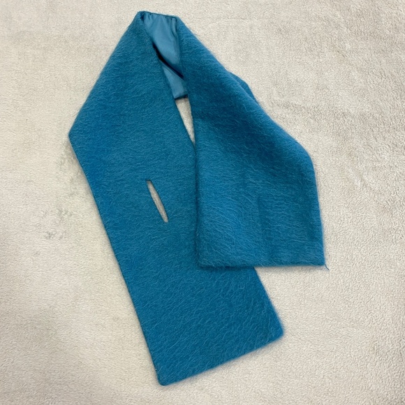 Blue Wool Winter Coat Size 0 Les Copains - Picture 7 of 12